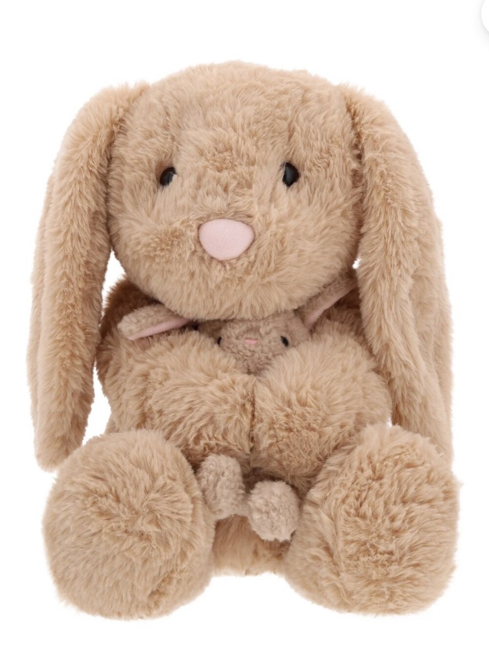 Large Mommy and Me Bunny Plush, Brown, Mother's Day by Way To Celebrate